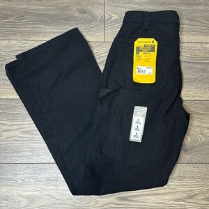 BRAND NEW WITH TAGS Carhartt Loose Fit Black Work Pants Size 6 Regular